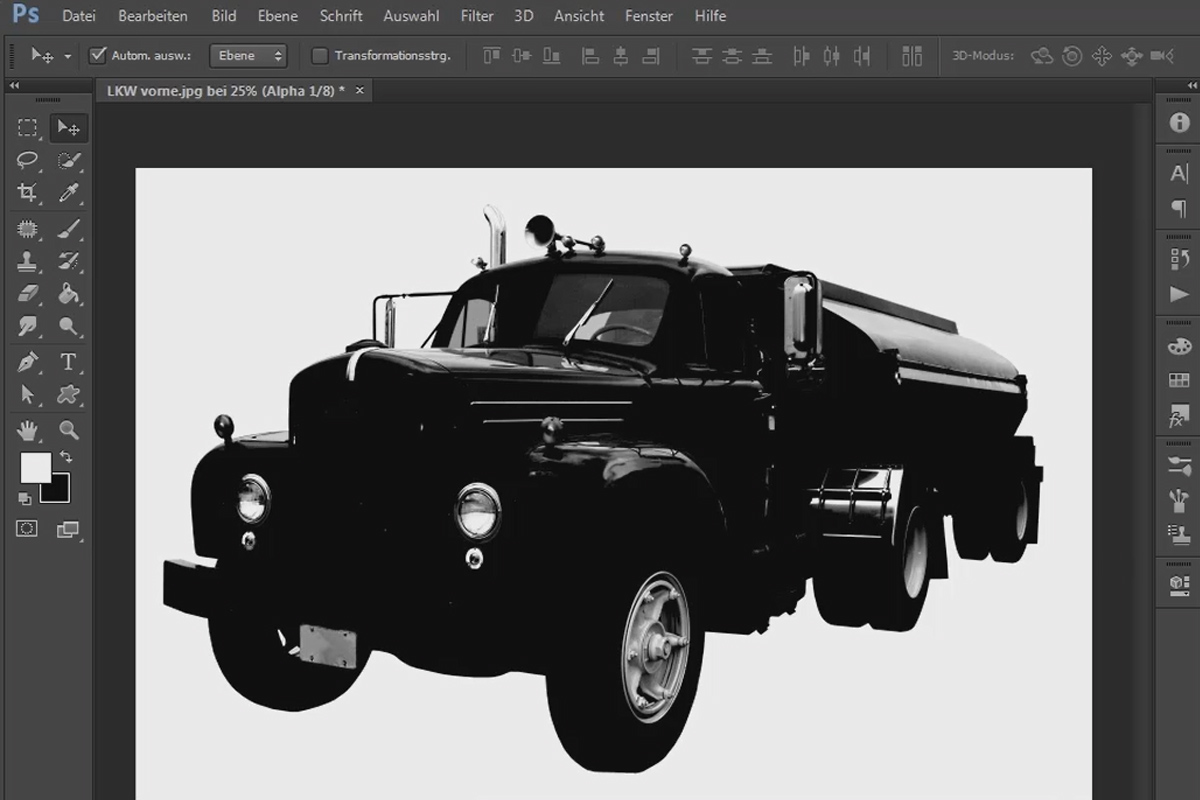 Photoshop-yhdistäminen - The Storm Dancers - Osa 10: Irrota etuosa kuorma-autosta