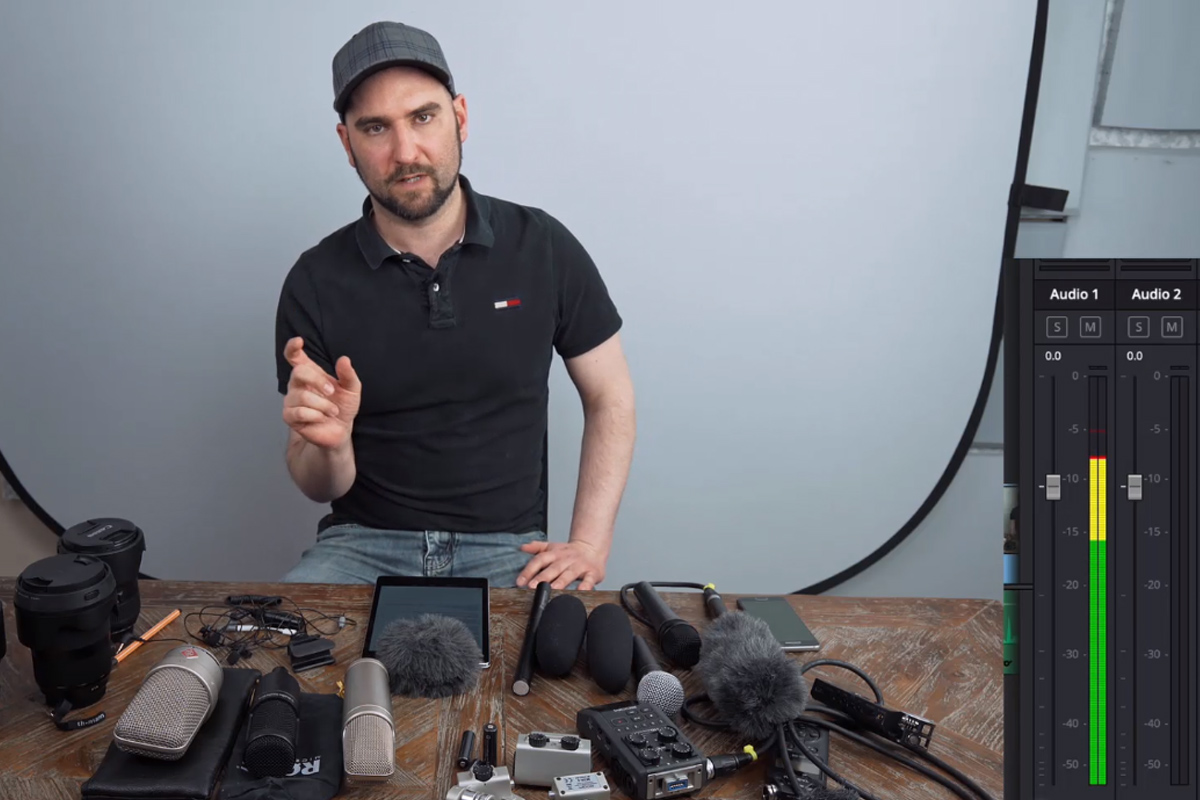 Videografikurs: 8.3 | Justering af mikrofonen.