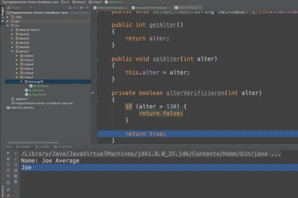 Java untuk Pemula - 7.9 Visibilitas: public, private & Co. (Bagian 1)