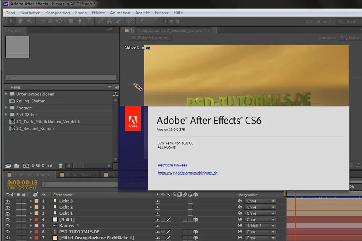 Neues in After Effects CS6