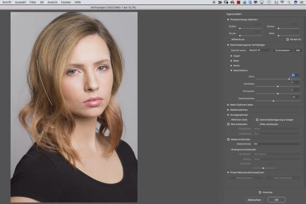Photoshop para principiantes y niveles intermedios - 5.6 Reconocimiento facial