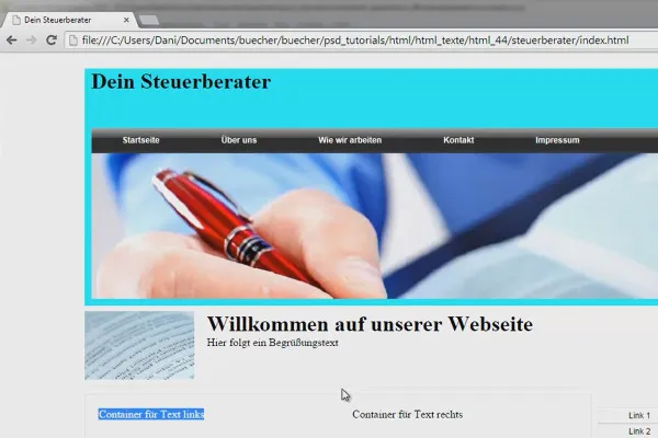 HTML & CSS voor beginners (Deel 44): De inhoudssectie ontwerpen.