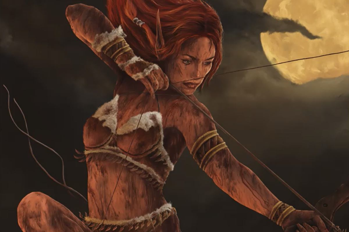 Digital Painting Tutorial - Elfenamazon - Del 16