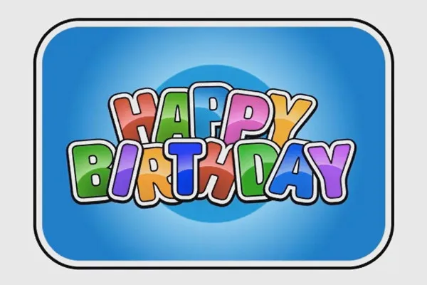 Tworzenie napisu "Happy Birthday" - Część 1