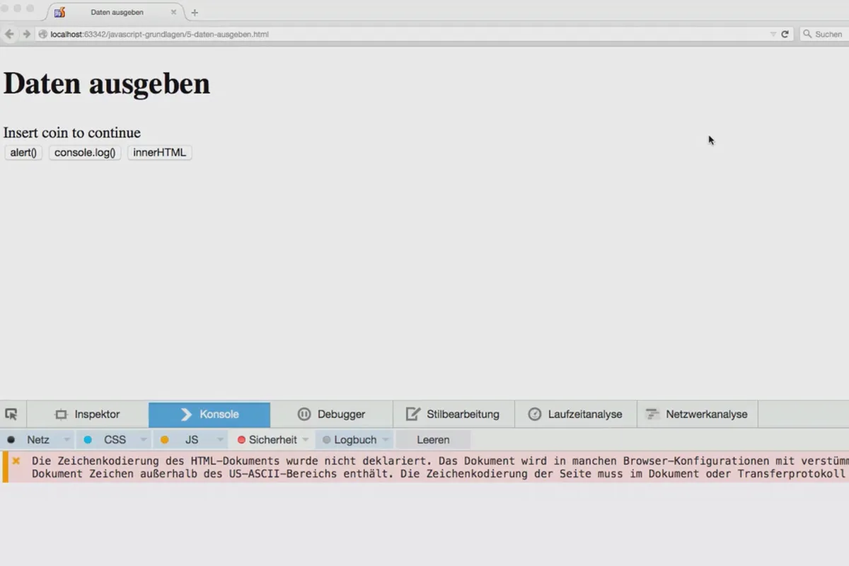 Základy JavaScript - 05 Výpis dat