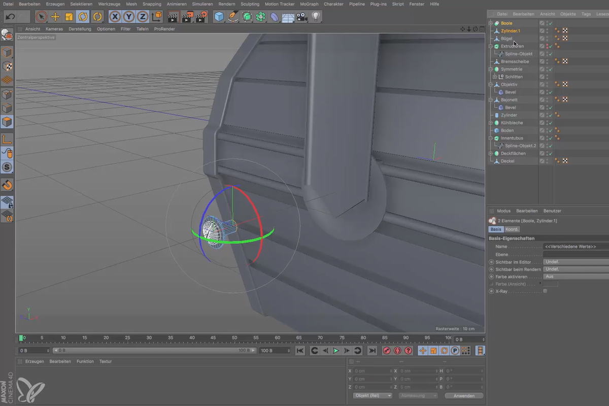 Cinema 4D för nybörjare - 3D-praxis: 6.12 Skruv