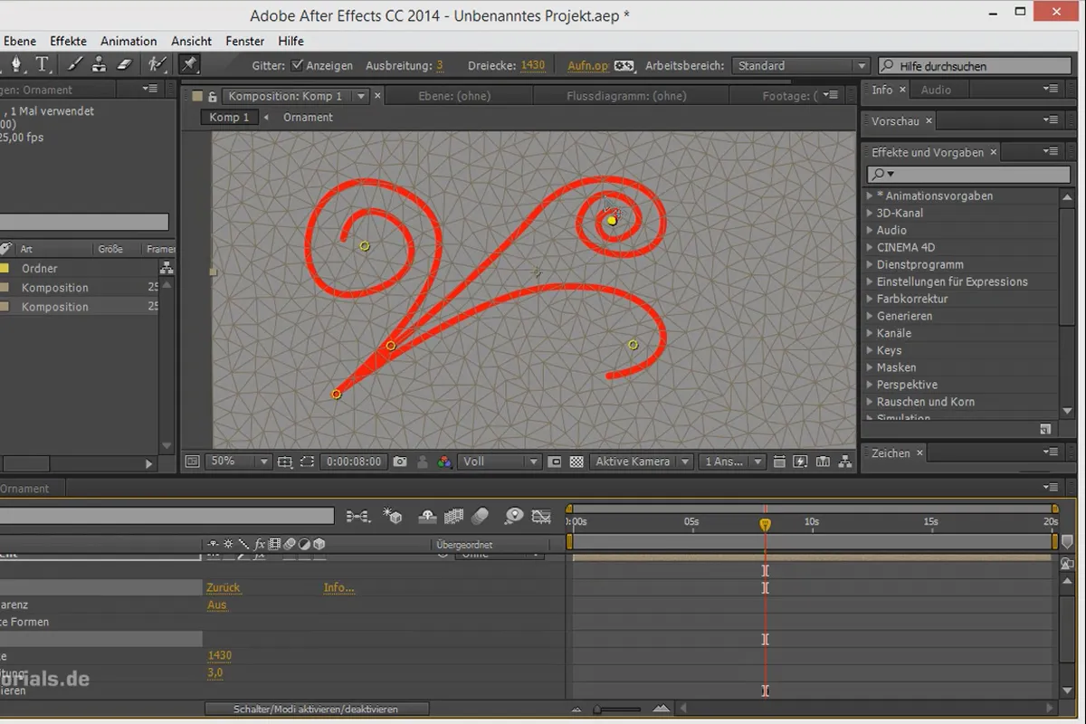 Trucos y consejos para la animación en After Effects: Herramienta de marionetas con contenido animado