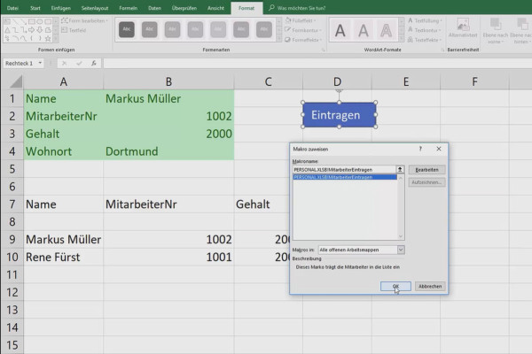 Excel tutorial: Pivot, charts and table design for clear data presentation - 5.11 Important Excel macros for everyday use