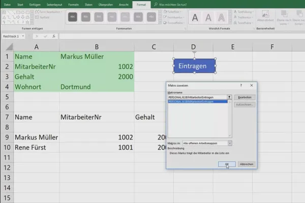 Excel-Tutorial: Pivot, Diagramme und Tabellen-Design zur anschaulichen Daten-Präsentation – 5.11 Wichtige Excel-Makros für den Alltag