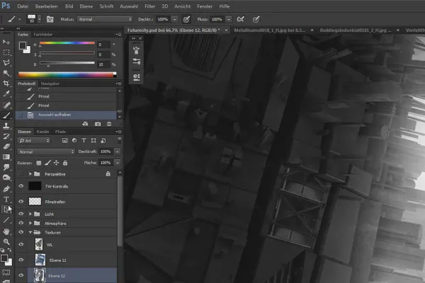 Cinema 4D зустрічає Photoshop: II - 3.3. Вставка фотоструктур II.