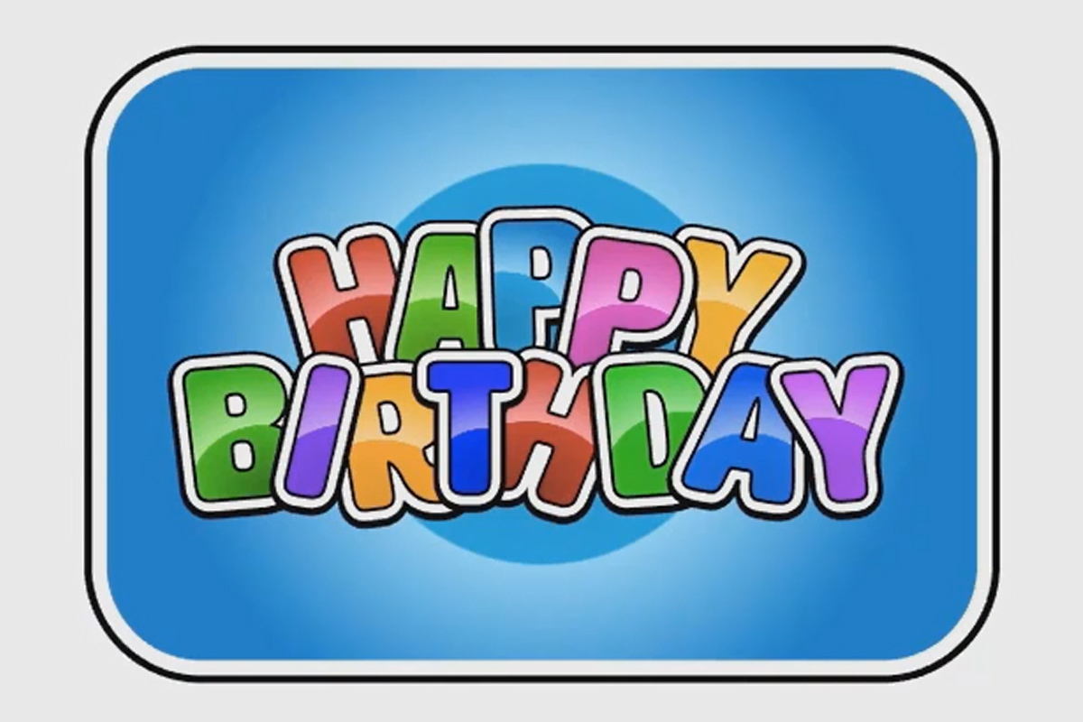 Creación de una letra de feliz cumpleaños - Parte 1