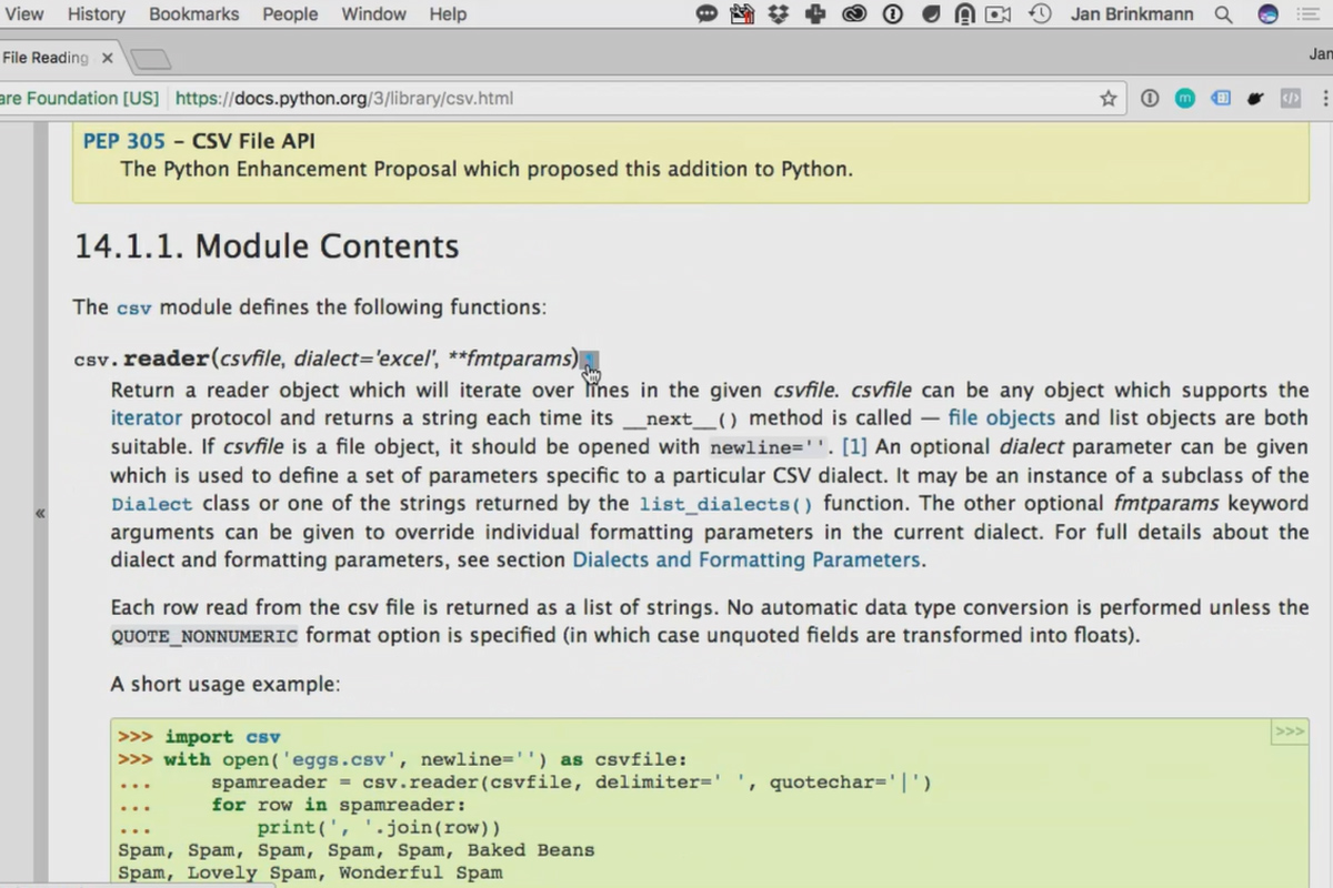 Programación con Python - 8.5 Pilas incluidas: la biblioteca estándar de Python