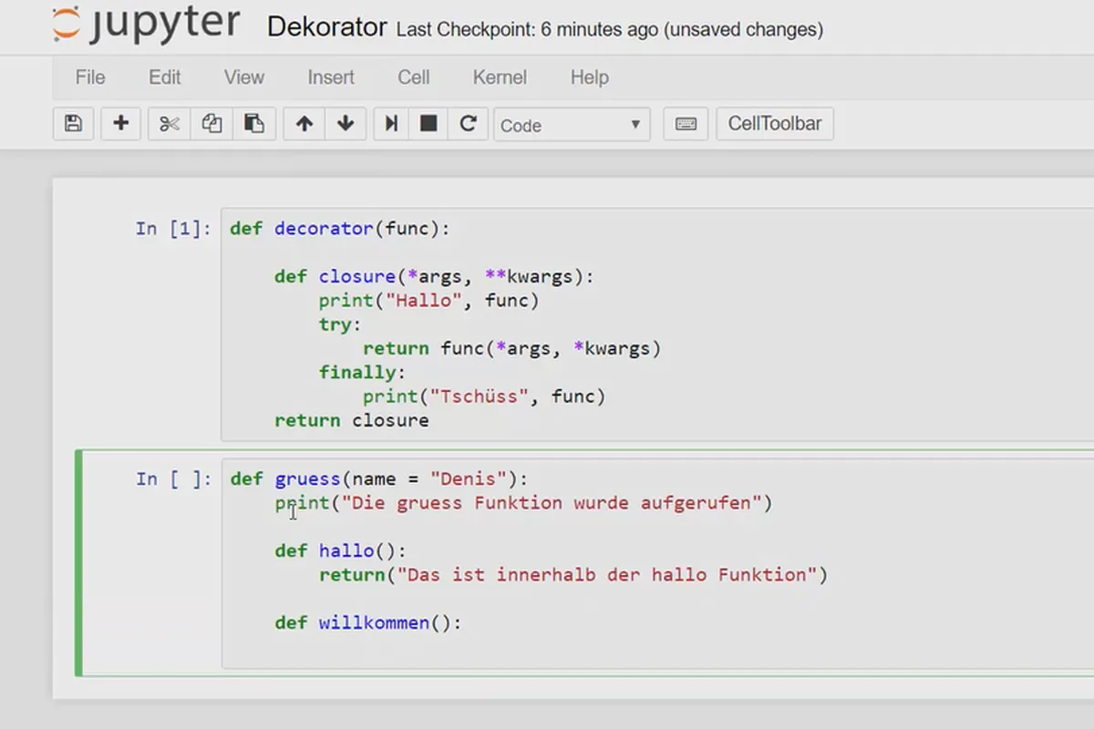 Python-Programmierung für Einsteiger – 45 Dekoratoren