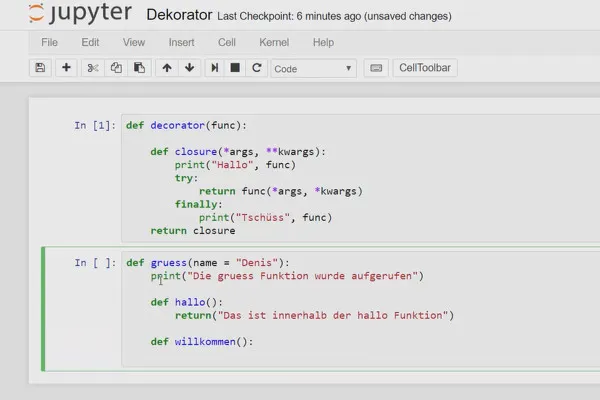 Python-Programmierung für Einsteiger – 45 Dekoratoren
