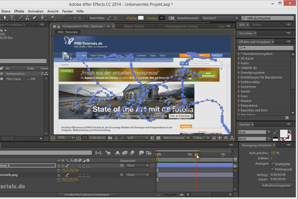 Tips og tricks til animation i After Effects: Optag musens bevægelse