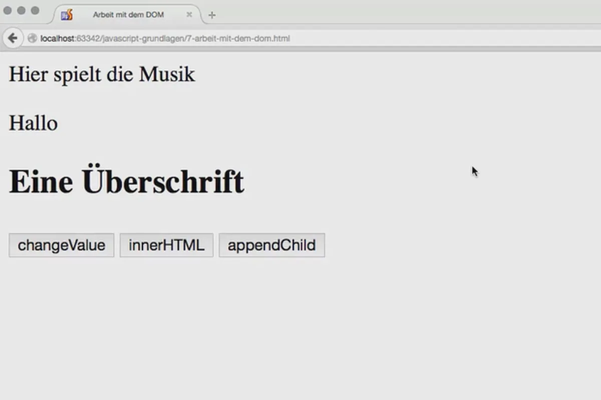 JavaScript temelleri - 07 Metni değiştirerek