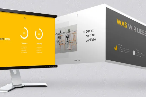 Photoshop-Mockup för skärmdumpar av webbplatser, PowerPoint-presentationer och annat - Variant två.