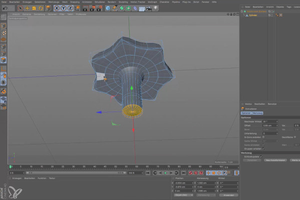 Cinema 4D pour débutants - Pratique 3D : 6.14 vis de poignée