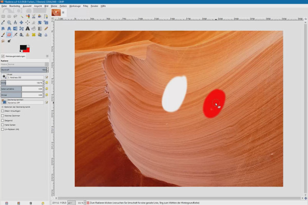 Image editing with GIMP: the tutorial for beginners - 46 Eraser