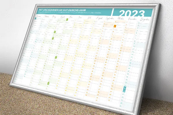 Jahreskalender 2023 zum Ausdrucken: 02 | Jahresplaner