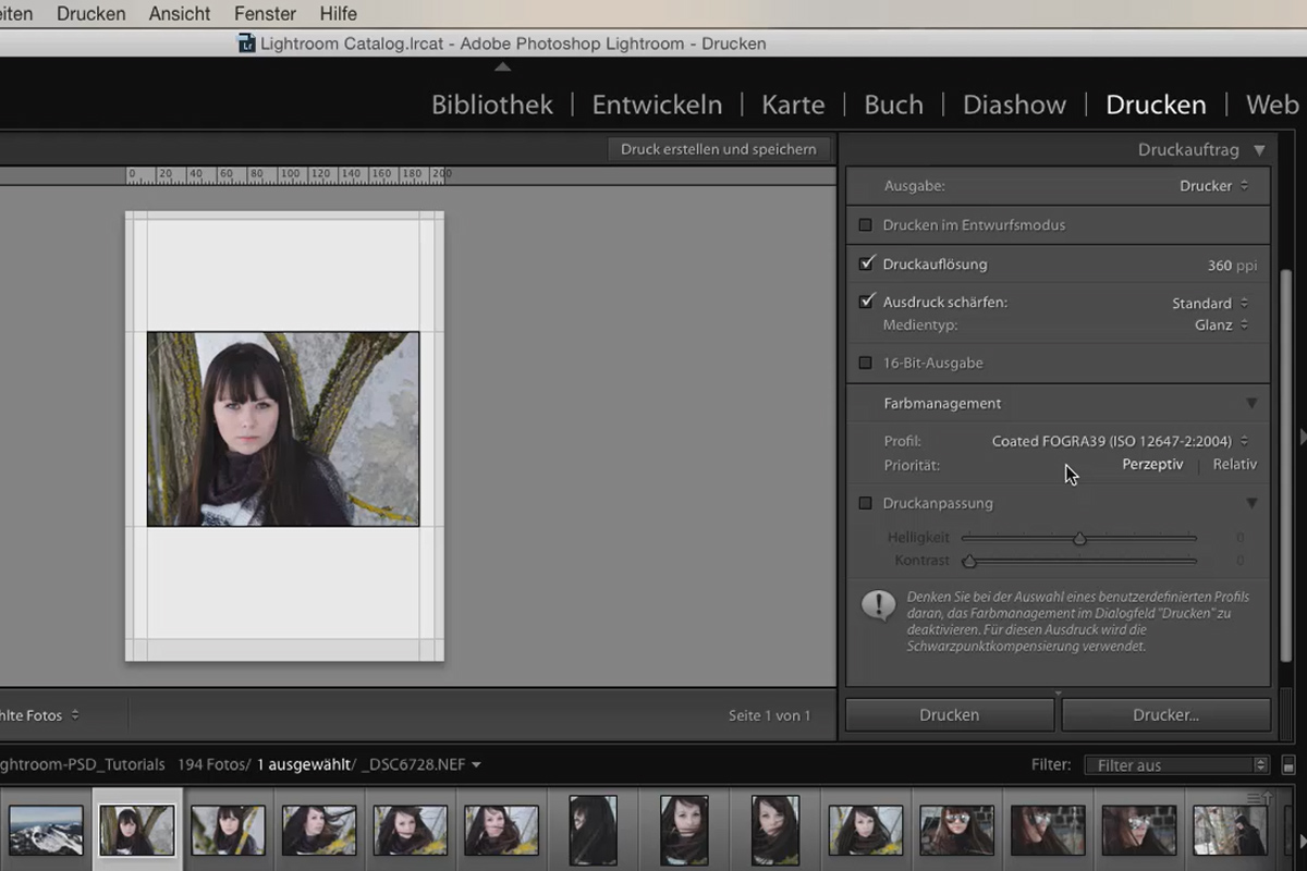 Lightroom para principiantes y expertos: 09 - Impresión - 9.2 - Ajustes del espacio de color