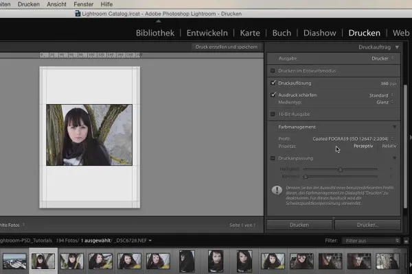 Lightroom für Einsteiger und Aufsteiger: 09 - Drucken - 9.2 - Farbraumeinstellungen