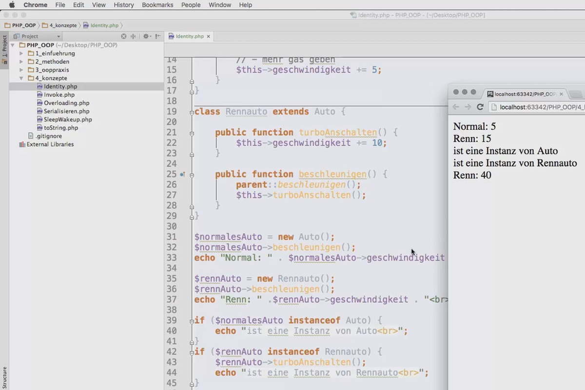 Programación web orientada a objetos con PHP - 6.06 Comprobar tipo con instanceof
