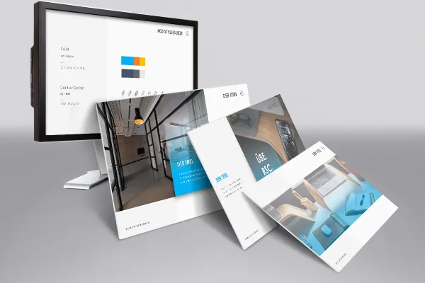 Photoshop-mockup för skärmdumpar av webbplatser, PowerPoint-presentationer och liknande - variant tre.
