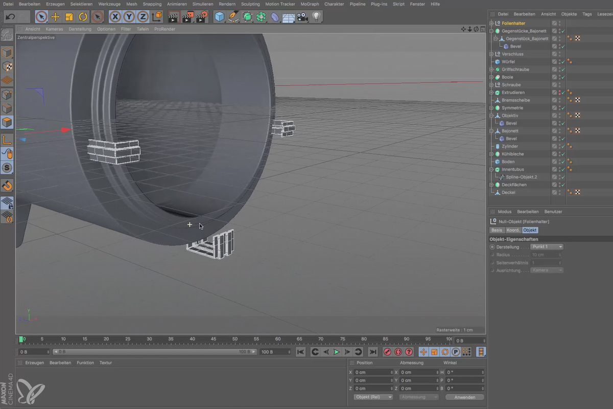 Cinema 4D för nybörjare - 3D-praktik: 6.15 Hämta