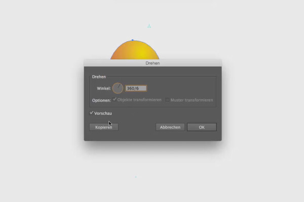 Illustrator para principiantes e intermedios - 6.8 Transformaciones suaves y repetidas