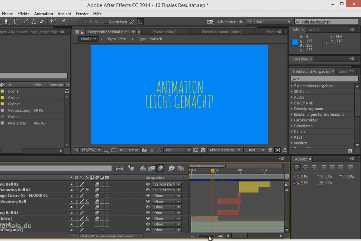 Tips och tricks för arbetsflödet i After Effects: Tips för ljud