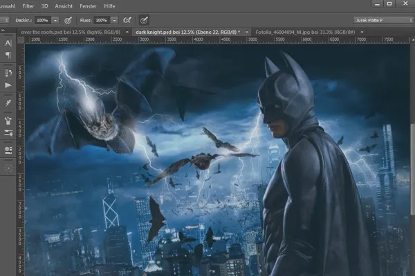 아트 방법 Photoshop: 아이디어에서 완성 이미지까지 - 반딧불이 중간에