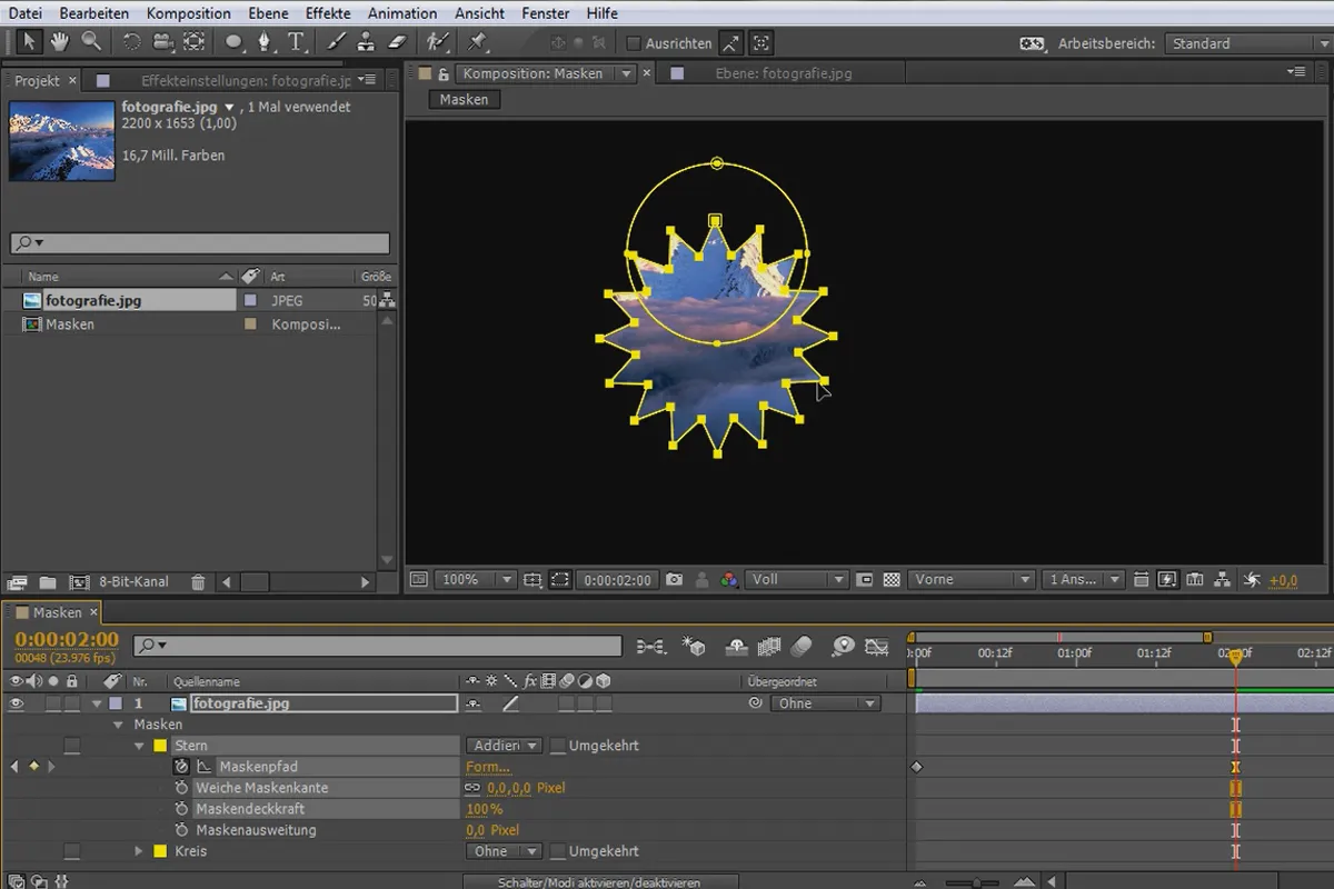 After Effects für Einsteiger: Masken und deren Bedeutung - Teil 01