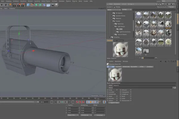 Cinema 4D 입문자를 위한 - 3D 실무: 6.16 HDRI