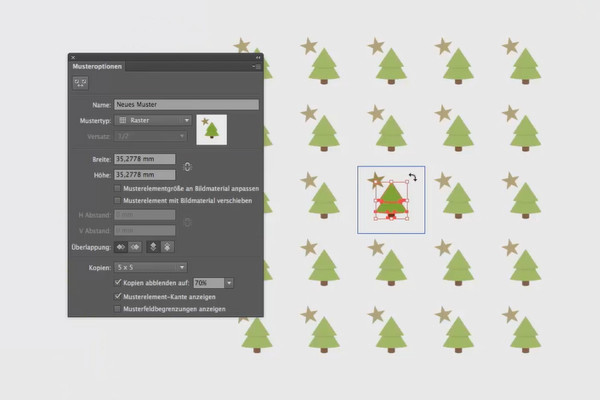 Illustrator para principiantes y expertos - 6.9 La función de patrón