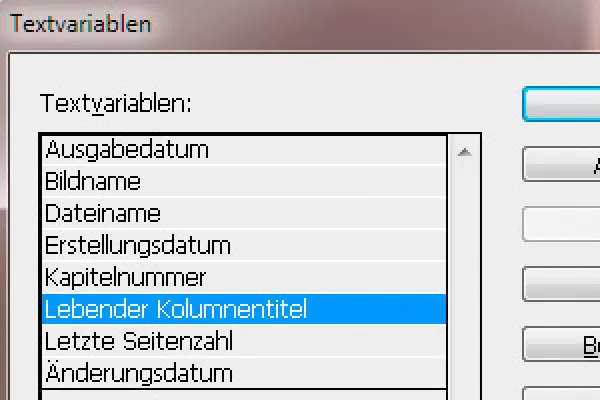 Darbas su kintamaisiais ir gyvais stulpelių pavadinimais programoje "InDesign