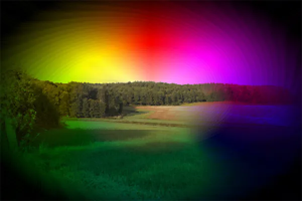 Acțiune Photoshop: culori de curcubeu
