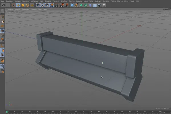 Cinema 4D 실습 - 우주 정거장 모델링과 조명: 02 외장 부분