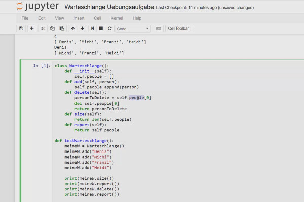 Programmation Python pour les débutants - 49 exercices pratiques : file d'attente