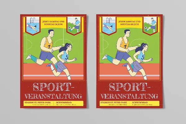 Флаєри-шаблони для спортивних подій – Версія 2
