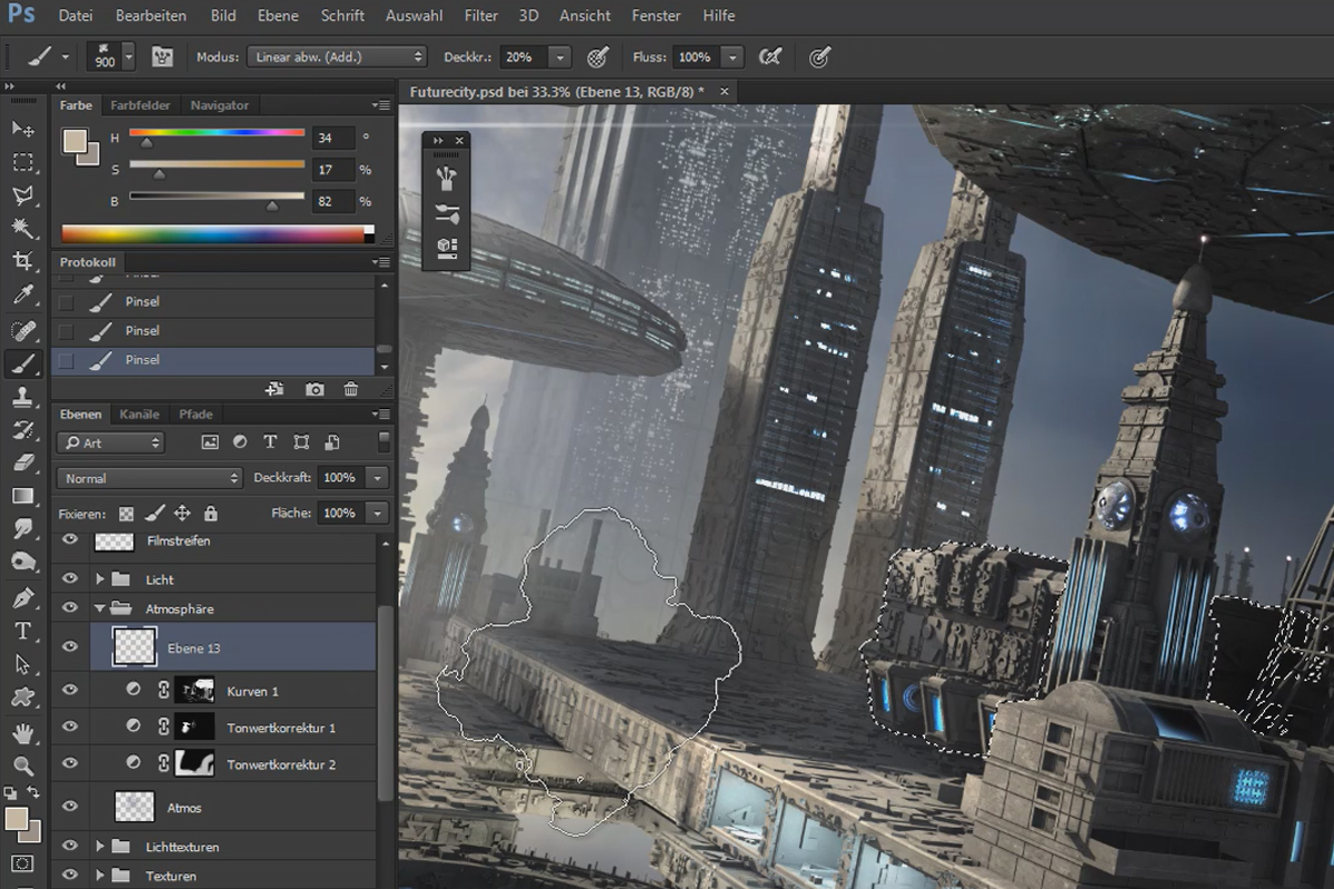Cinema 4D kohtaa Photoshopin: II - 4.4. Savu- ja ilmayksityiskohdat