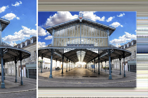 Photoshop-handling: Bakgrunn med vind effekt.