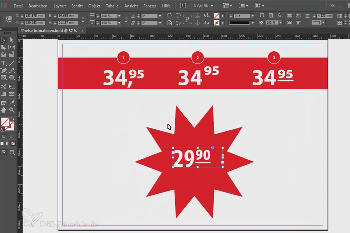 Automate pricing via nested formats