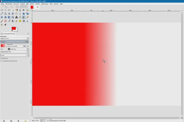 Bildbearbeitung mit GIMP: das Tutorial für Einsteiger – 50 Farbverlauf-Werkzeug