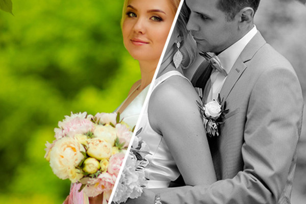 Styles Capture One pour photos de mariage : Looks bruns et noir et blanc