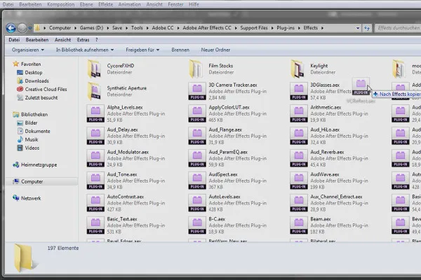 After Effects für Einsteiger: Installation und Nutzen von Plugins