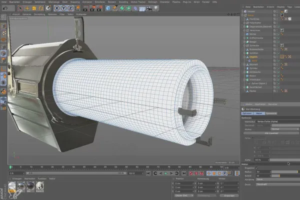 Cinema 4D für Einsteiger – 3D-Praxis: 6.19 Vertex Map