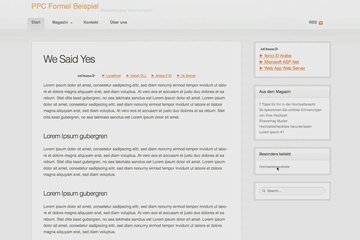 Tjen penge med AdSense-formlen - 8.7 Indsæt interne links.