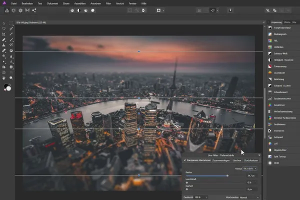 Affinity Photo-Tutorial – Grundlagen: 5.2 | Tiefenunschärfe simulieren