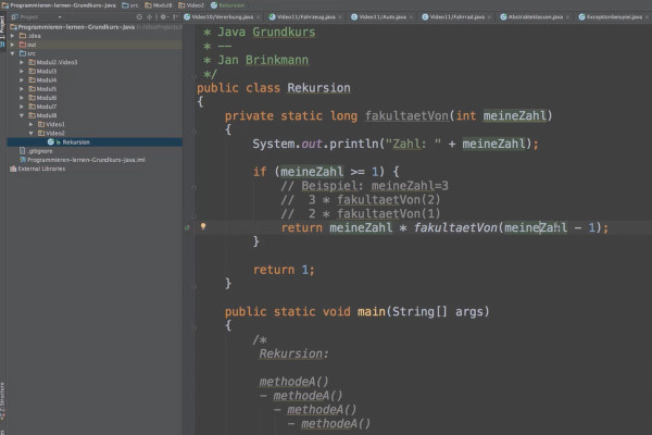 Java aloittelijoille – 8.2 Rekursio